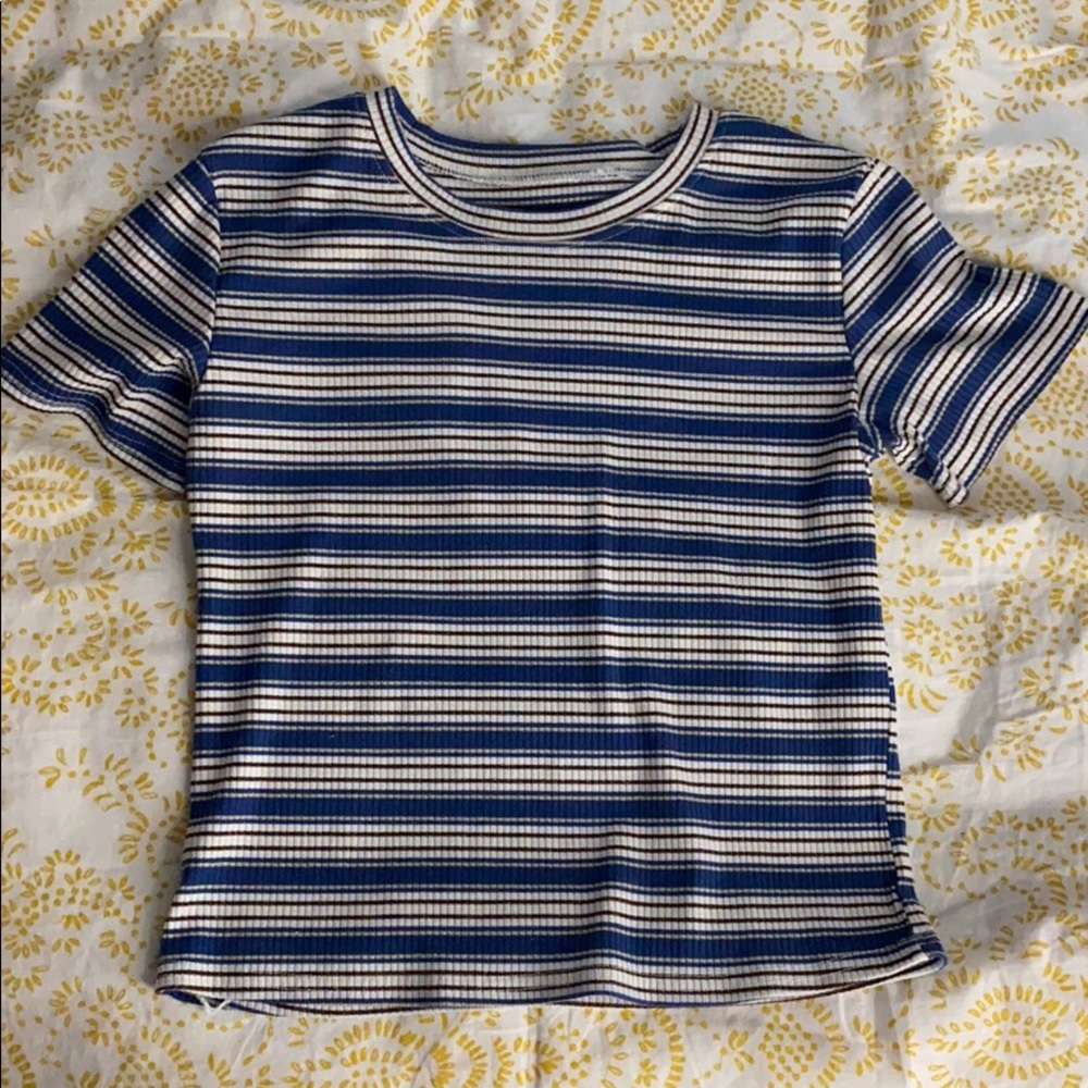 Striped crop top